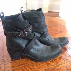 Cole Haan G-Series Grey Leather Ankle Boots